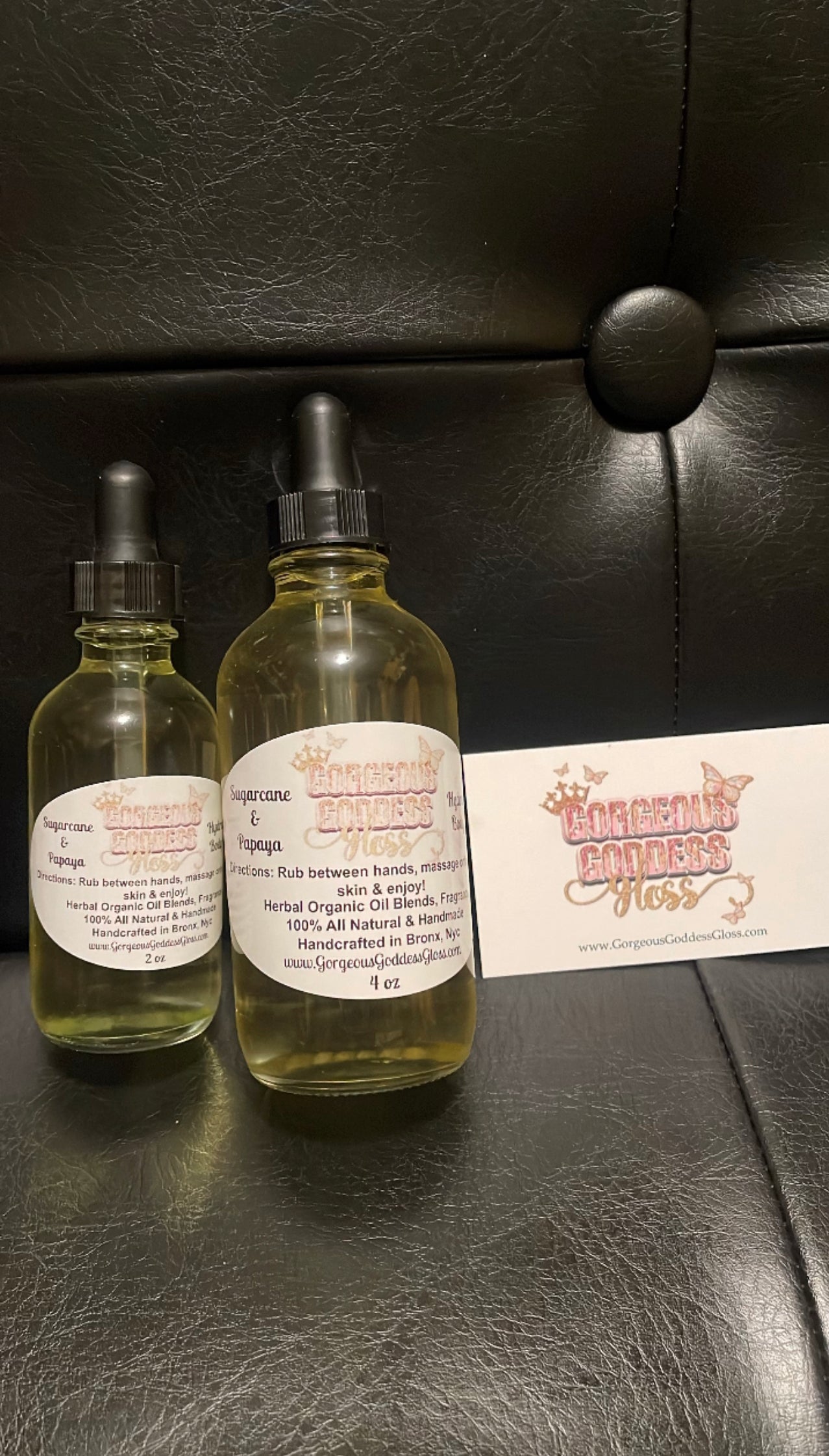 Sugarcane & Papaya moisturizing Body Oils