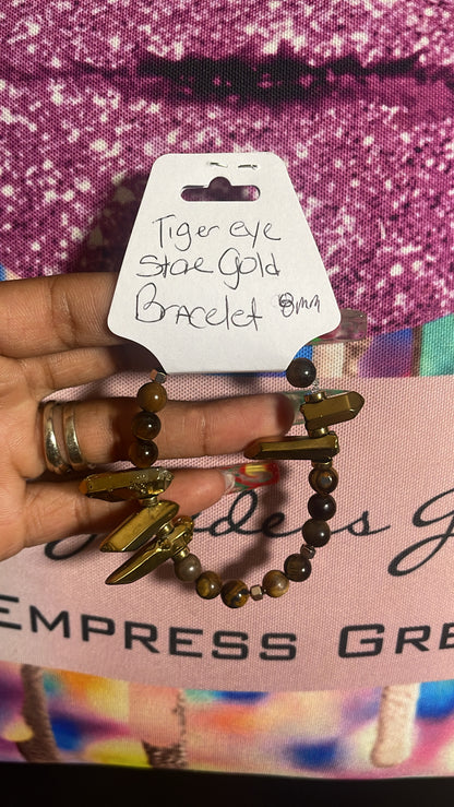 Tigers Eye Gold Stone Bracelet