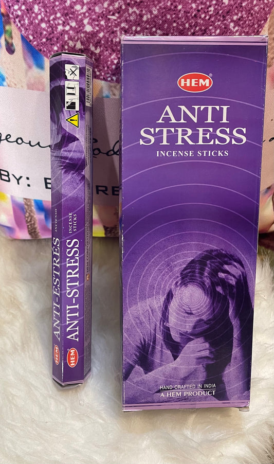 Anti Stress HEM  Wholesale Incense Sticks Business only  10 box min