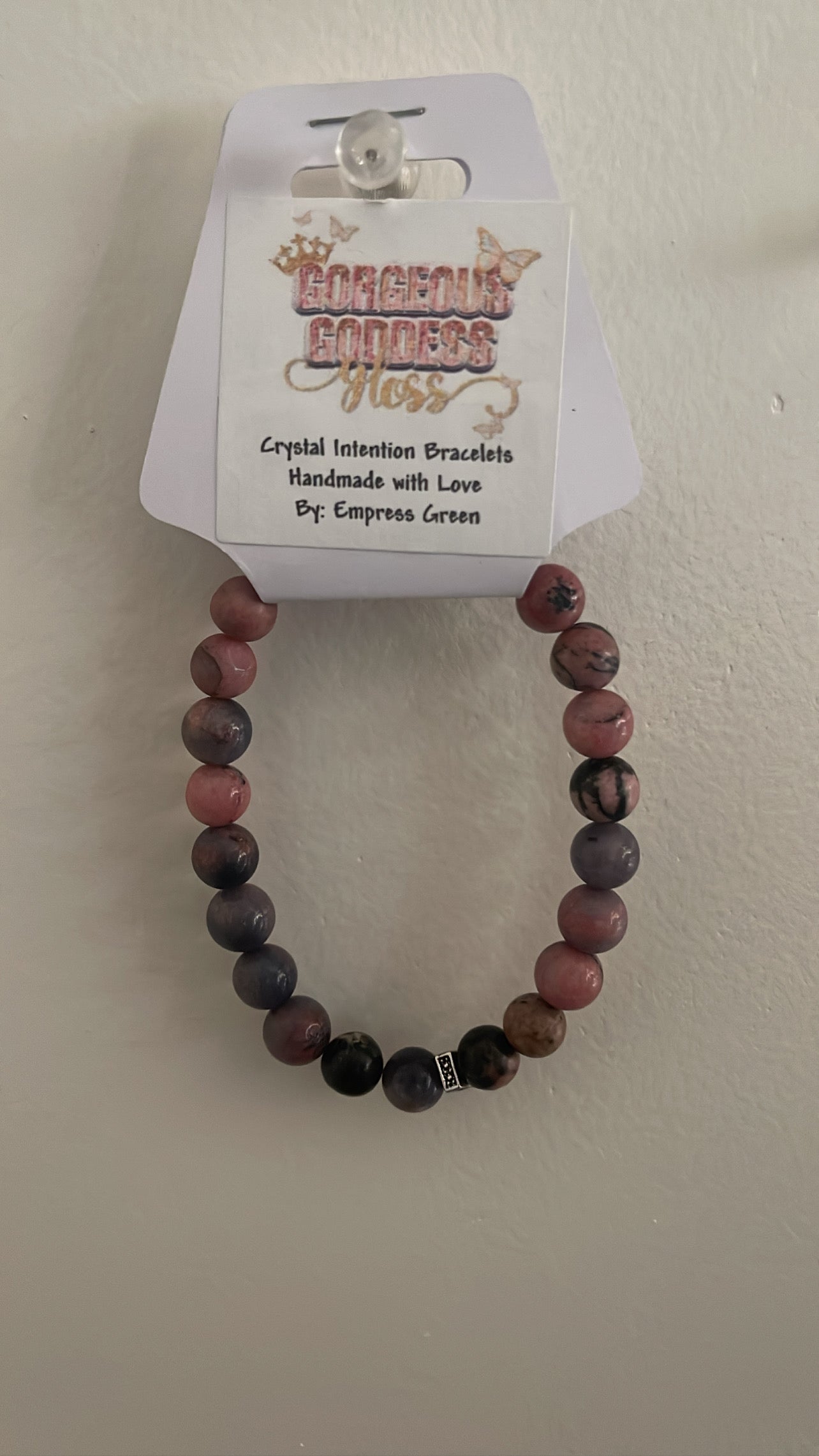 Rhodonite  Bracelet ~ Self-confidence & Acceptance