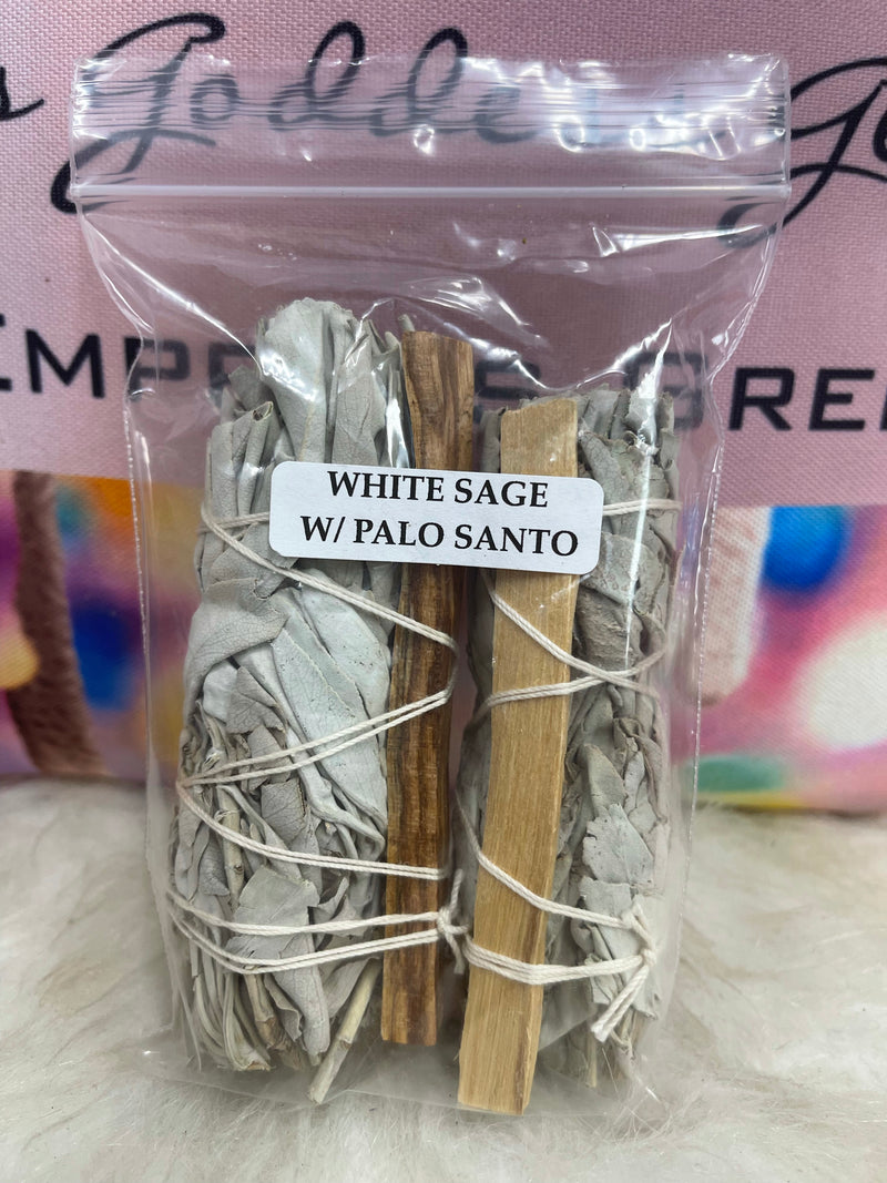 White Sage with Palo Santo Smudge sticks