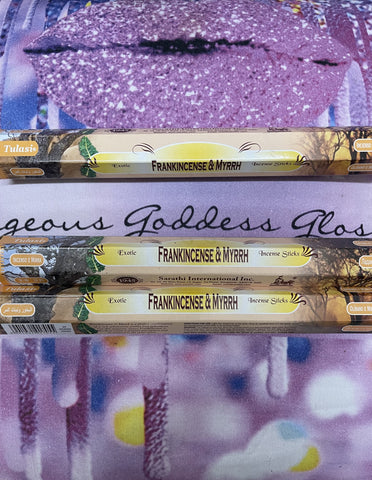 Frankincense & Myrrh Tulasi Incense Sticks