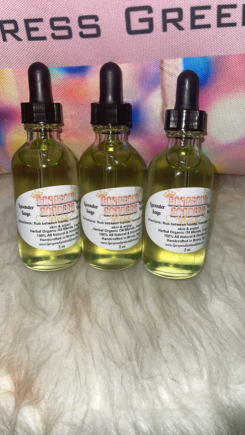 Lavender Sage  moisturizing Body Oils