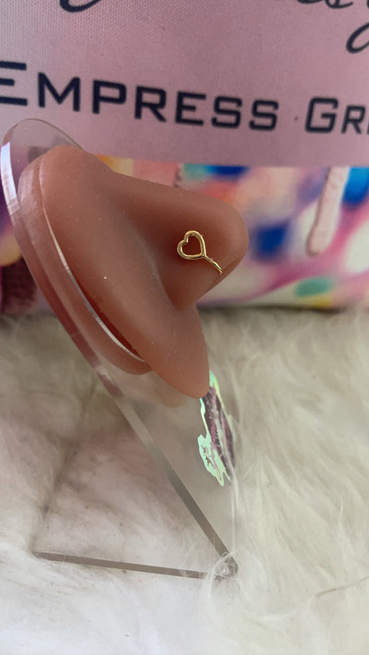 Heart ring  cuff