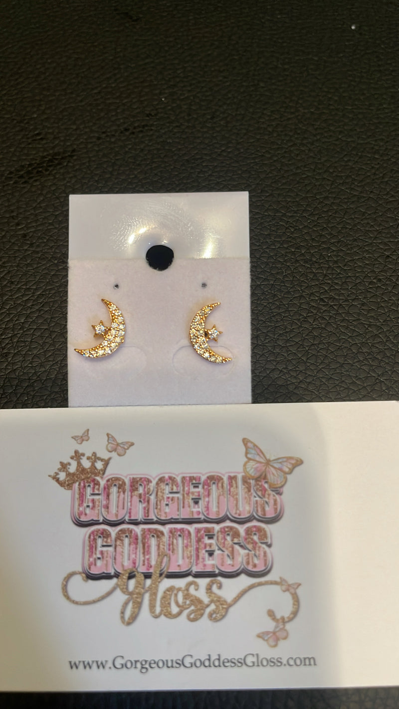 Gold Sailor moon Earrings