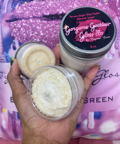 Brown Sugar, Shea Butter & Almond exfoliating body scrub