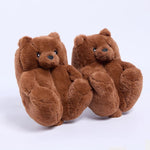 Teddy bear Plush House Slippers