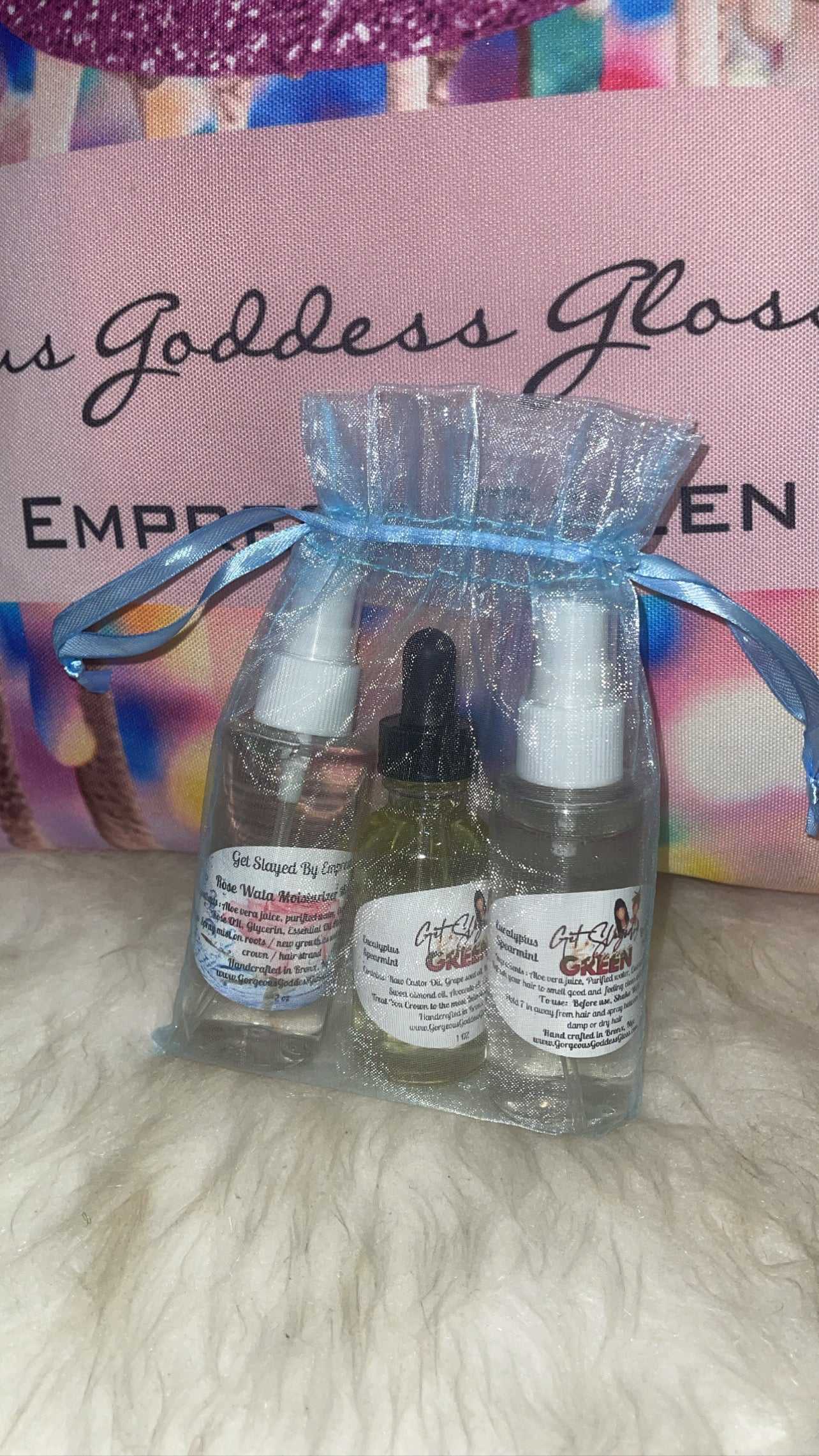 Starter / Travel kit Get Slayed By  Empress  Hair Oil & Mist Duo 1oz & 2oz