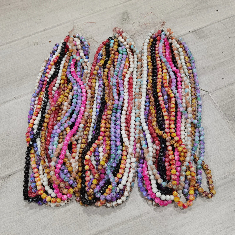 Coco swirls  Beads (30 Strands)